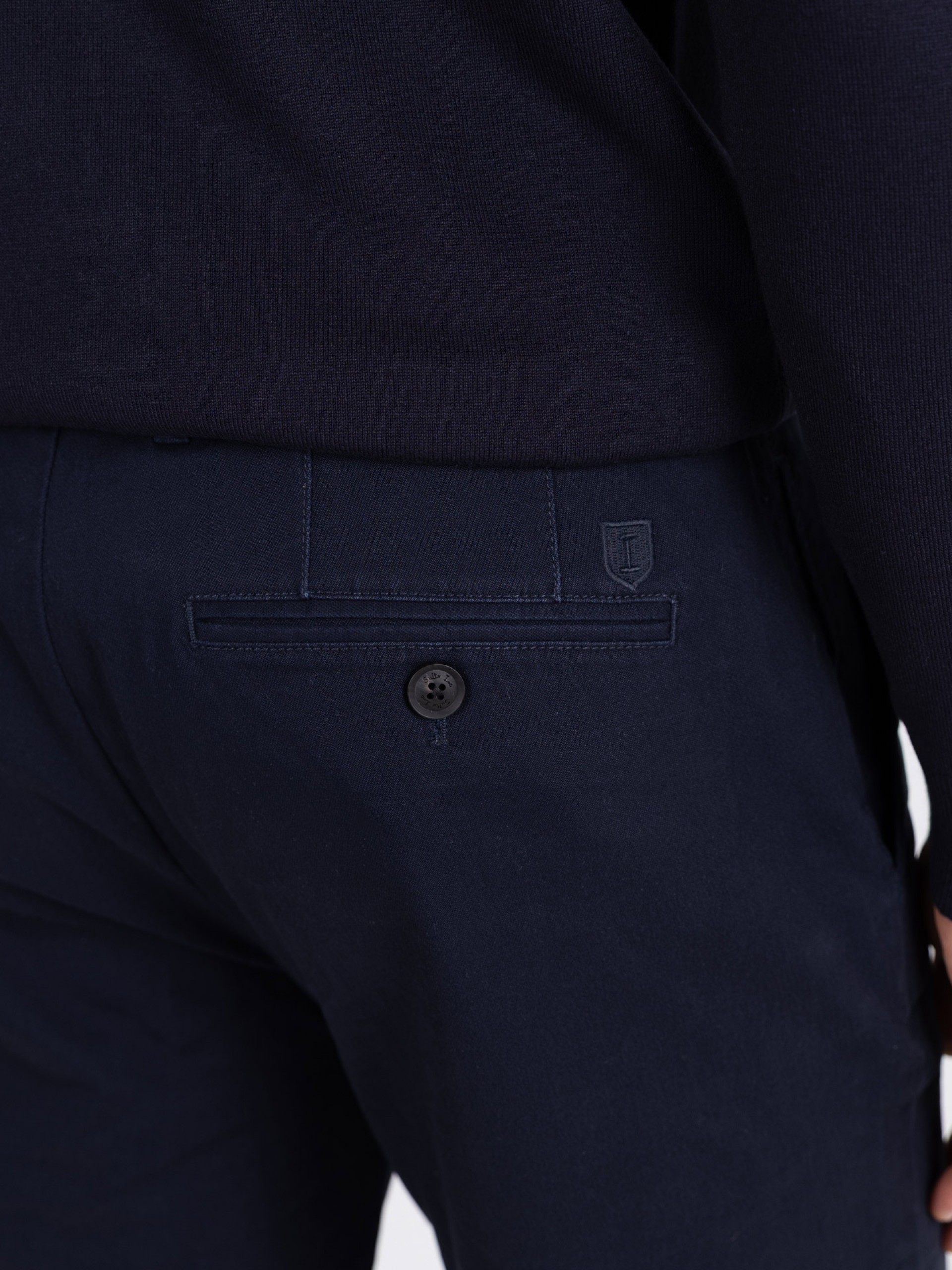 Stretch cotton chino pants