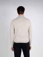 Camisola de malha meio fecho por zip