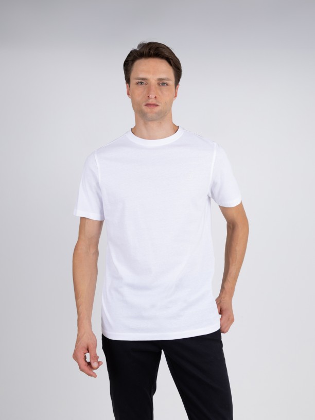 Camiseta lisa 100% algodn
