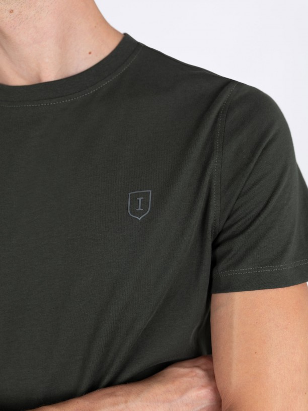 Camiseta lisa 100% algodn