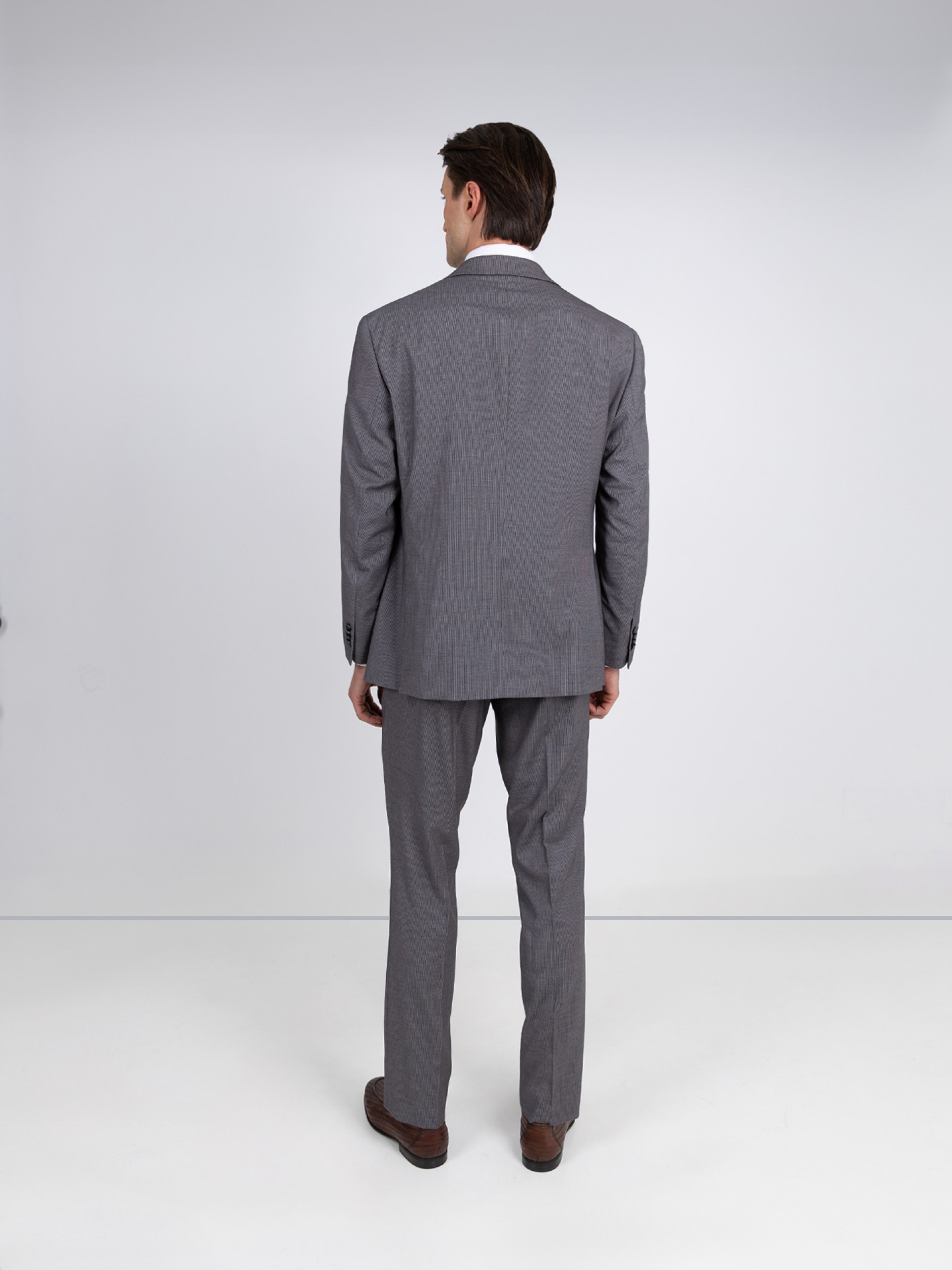 Traje micro estampado regular fit