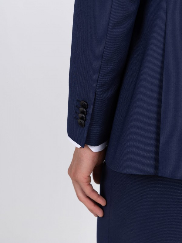 Fato de micro padrão regular fit Fato de micro padrão regular fit