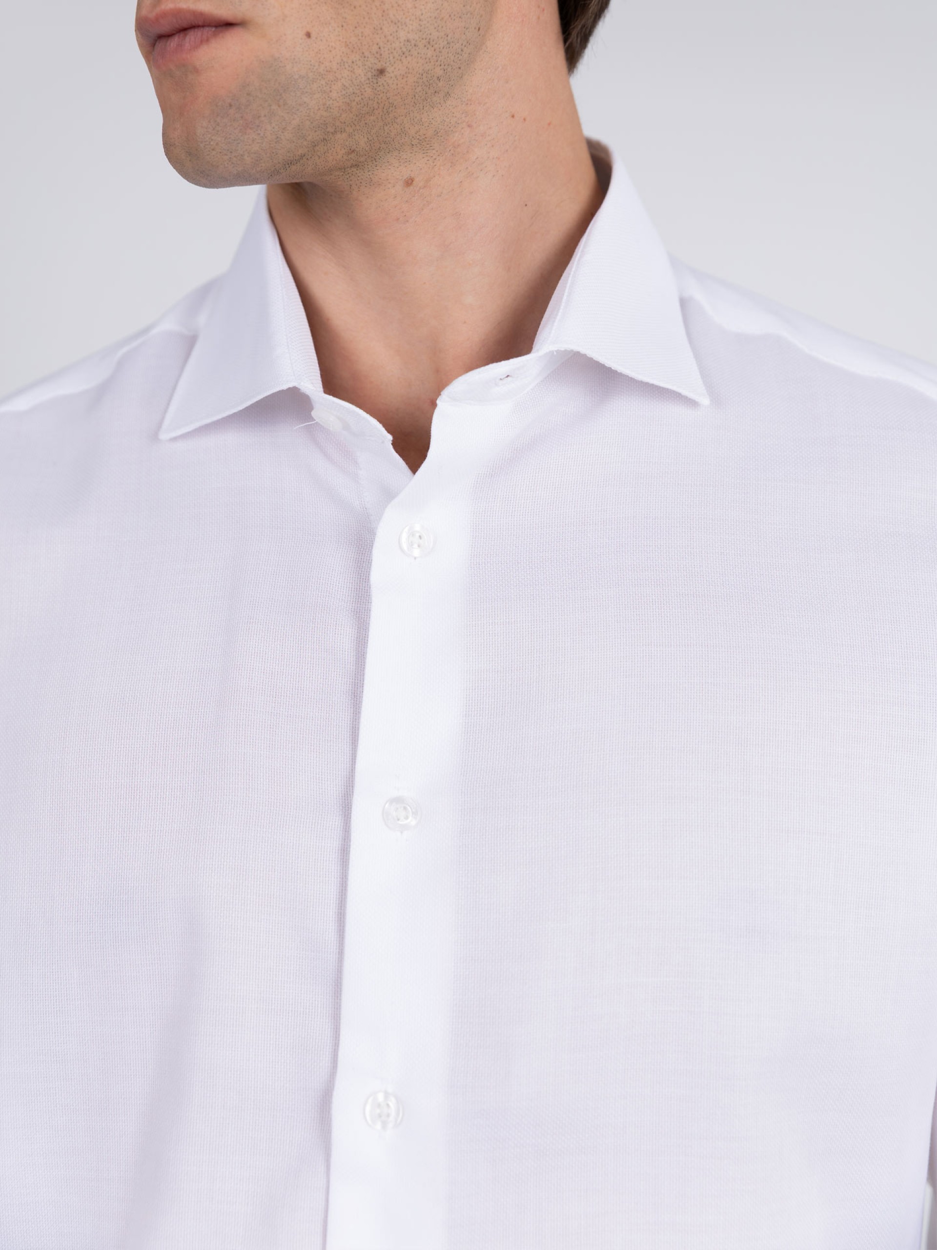 Camisa lisa regular fit