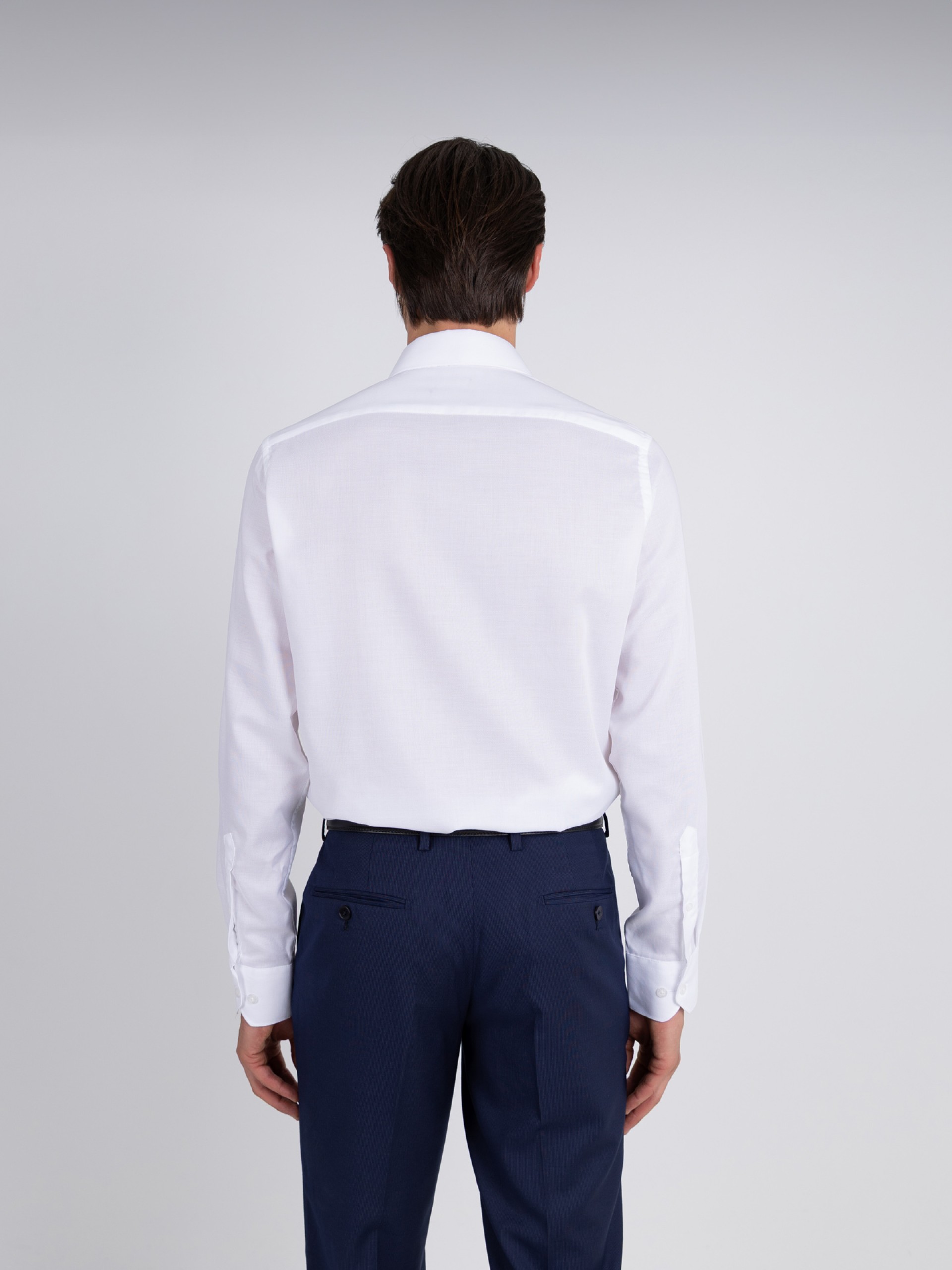 Camisa lisa regular fit