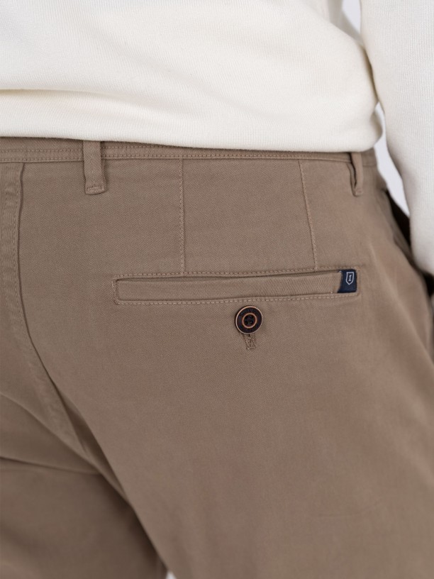 Calas chino de algodo elstico