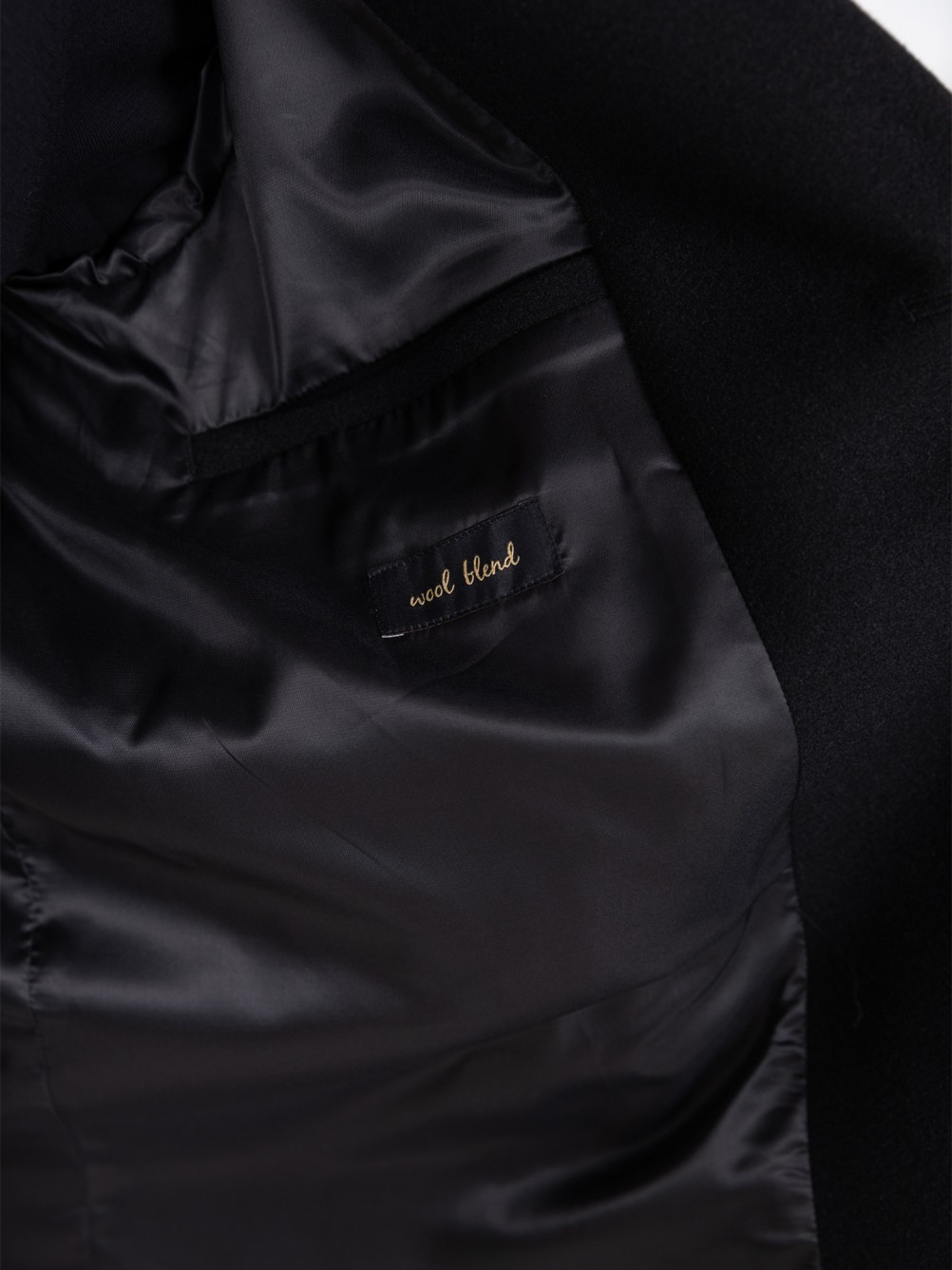 Sobretudo slim fit lapela cl�ssica
