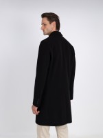Sobretudo slim fit lapela cl�ssica