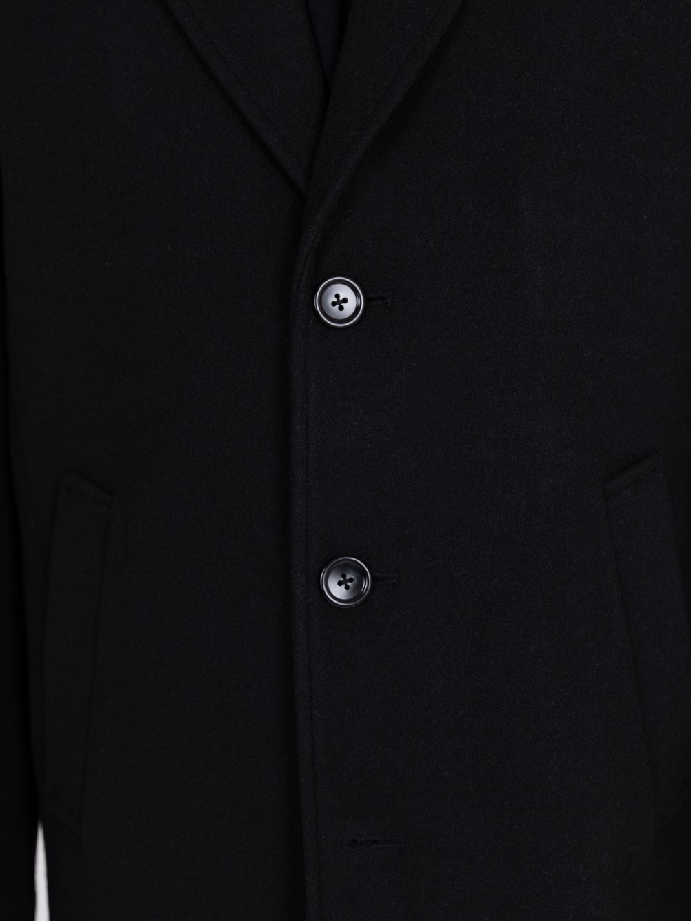 Sobretudo slim fit lapela cl�ssica
