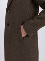 Overcoat with classic lapel Overcoat with classic lapel