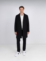 Overcoat with classic lapel Overcoat with classic lapel