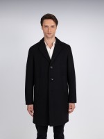Overcoat with classic lapel Overcoat with classic lapel