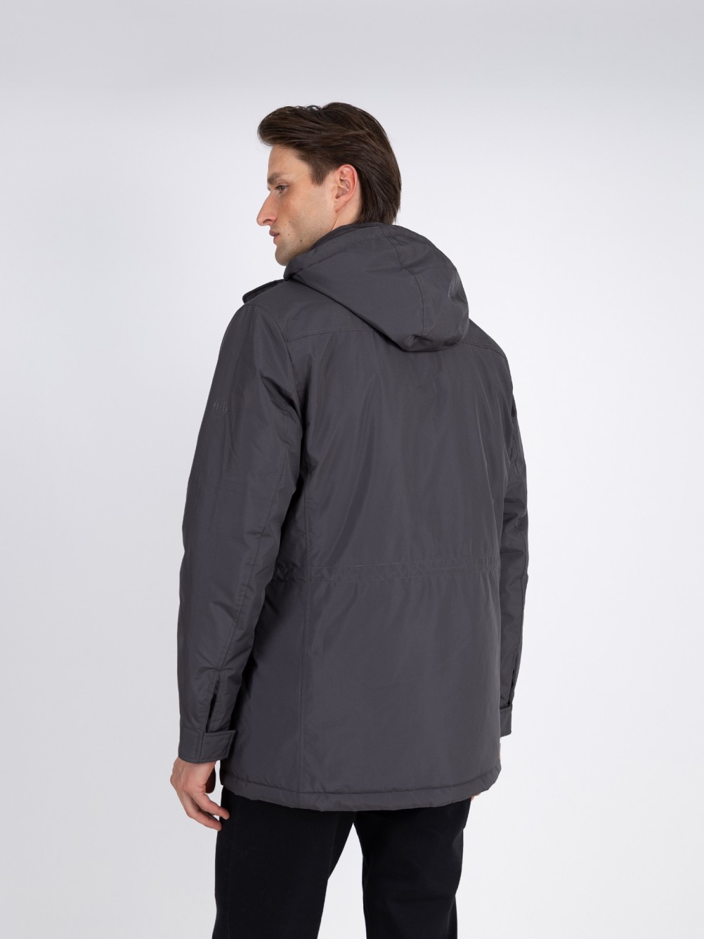 Parka t�cnica com capuz