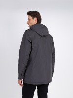 Parka t�cnica com capuz