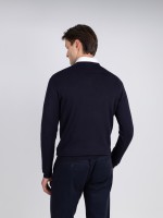 Camisola de malha decote em V Camisola de malha decote em V