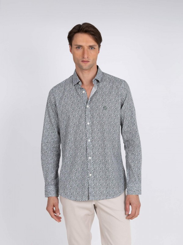 Camisa con estampado casual