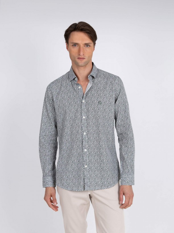Camisa con estampado casual