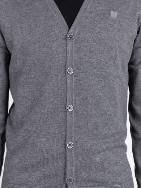 Cardigan de malha liso Cardigan de malha liso