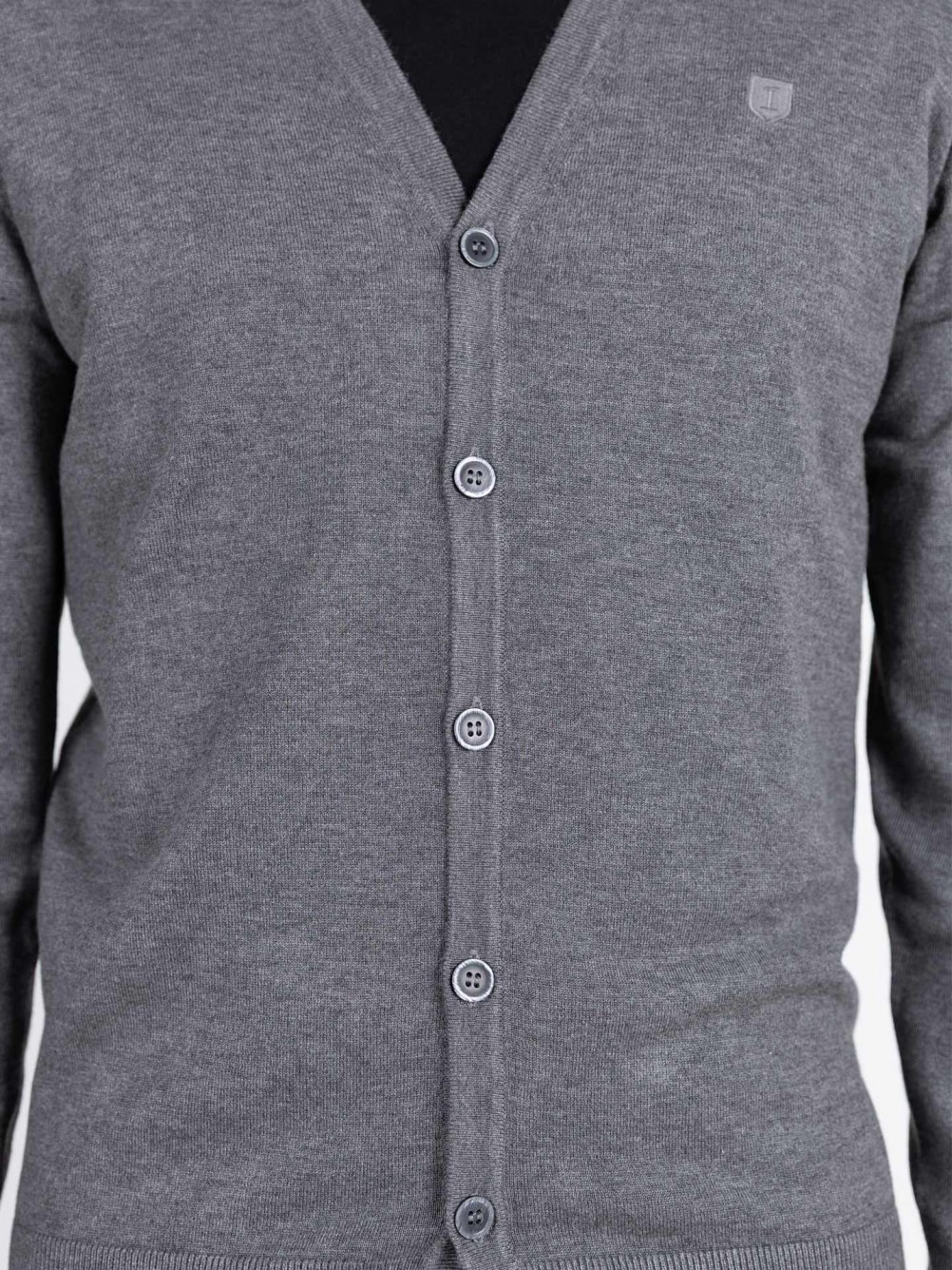 Cardigan de malha liso