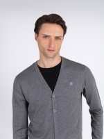 Cardigan de malha liso Cardigan de malha liso