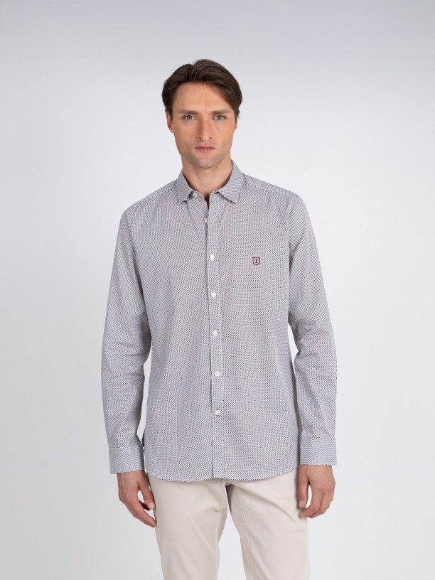 Camisa casual con estampado