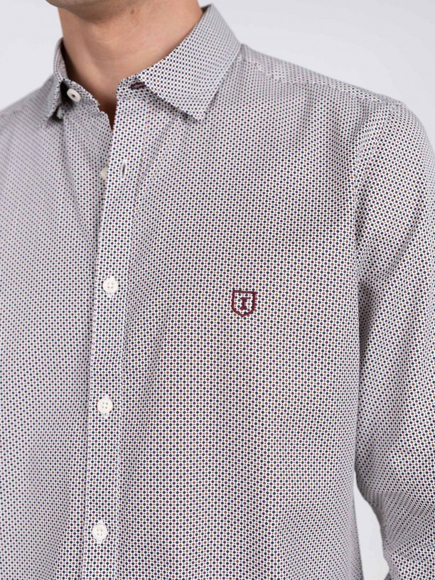 Camisa casual con estampado