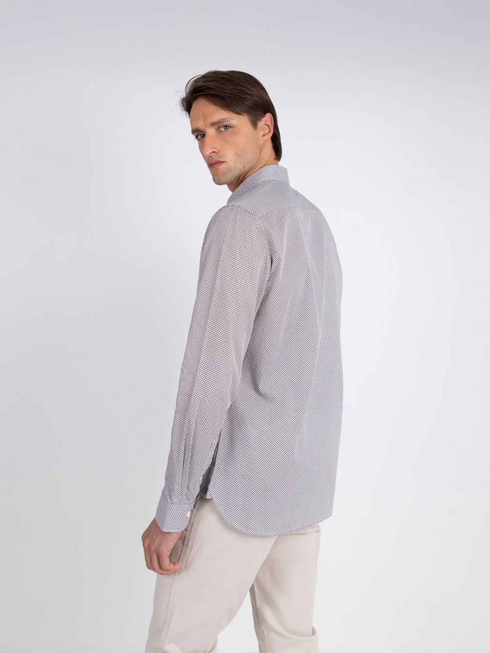 Camisa casual com padrão