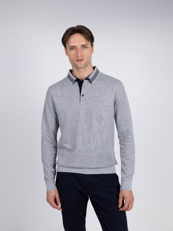 Polo de manga comprida