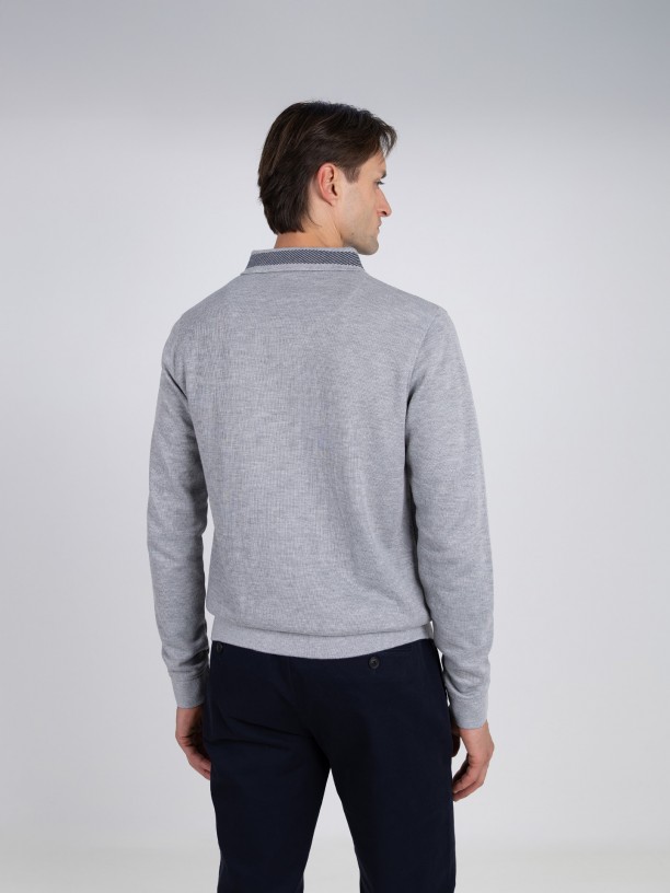 Polo de manga comprida