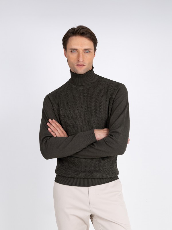 Jersey de cuello alto Jersey de cuello alto