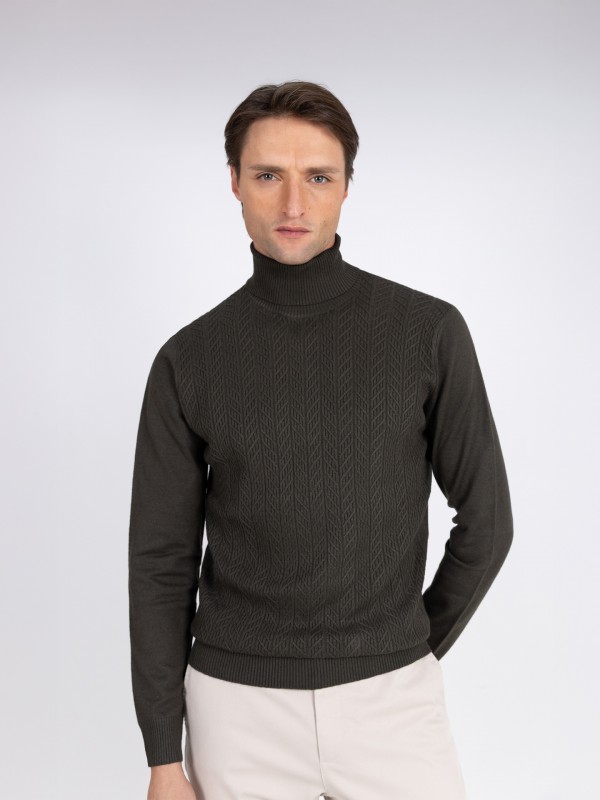 Jersey de cuello alto Jersey de cuello alto