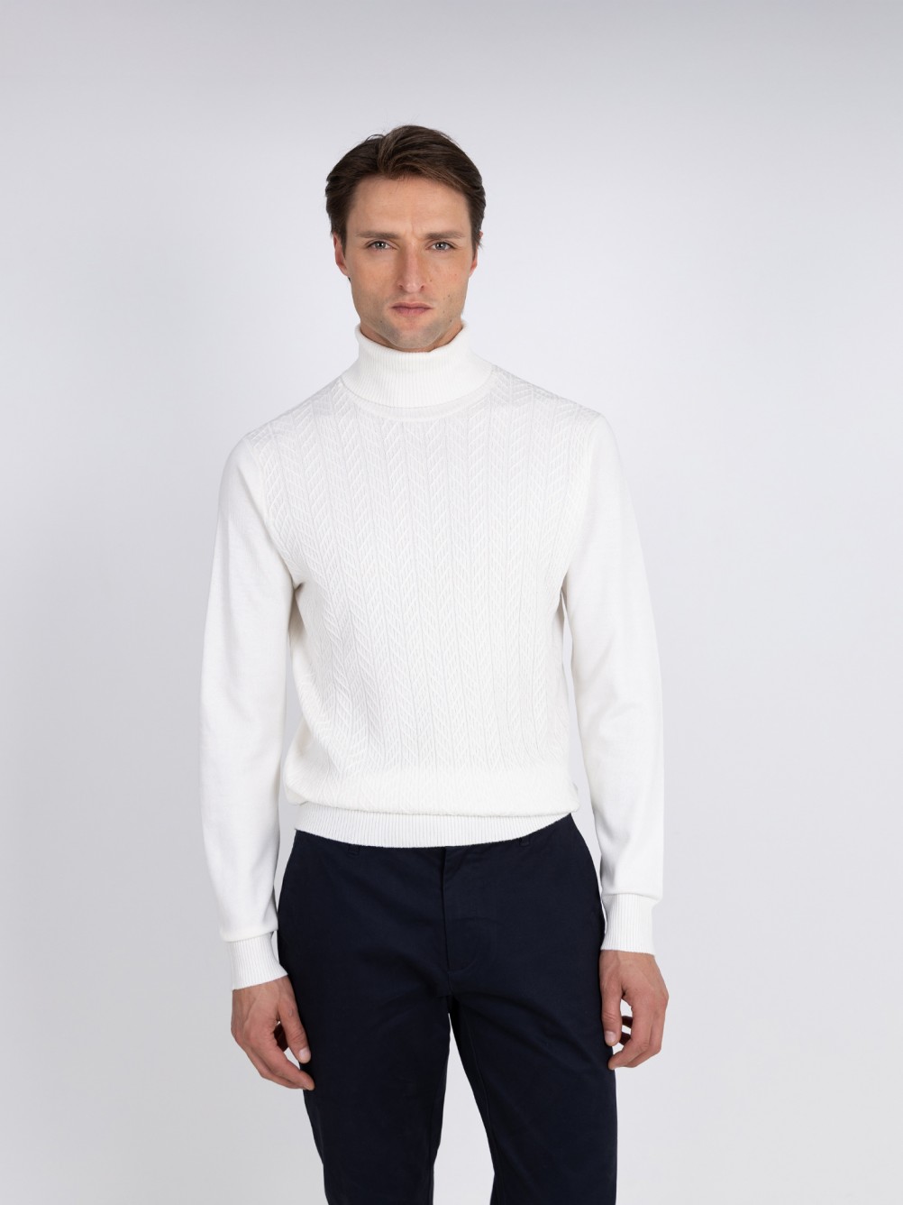 Camisola de gola alta