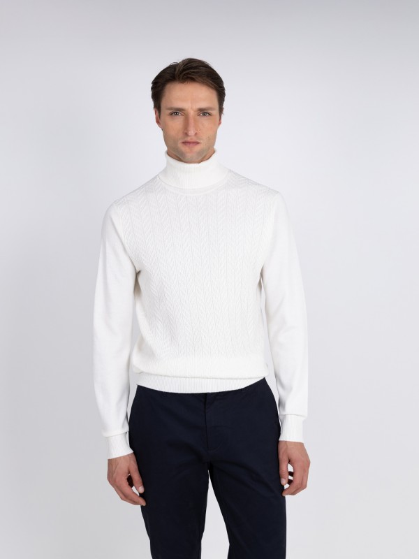 Camisola de gola alta Camisola de gola alta