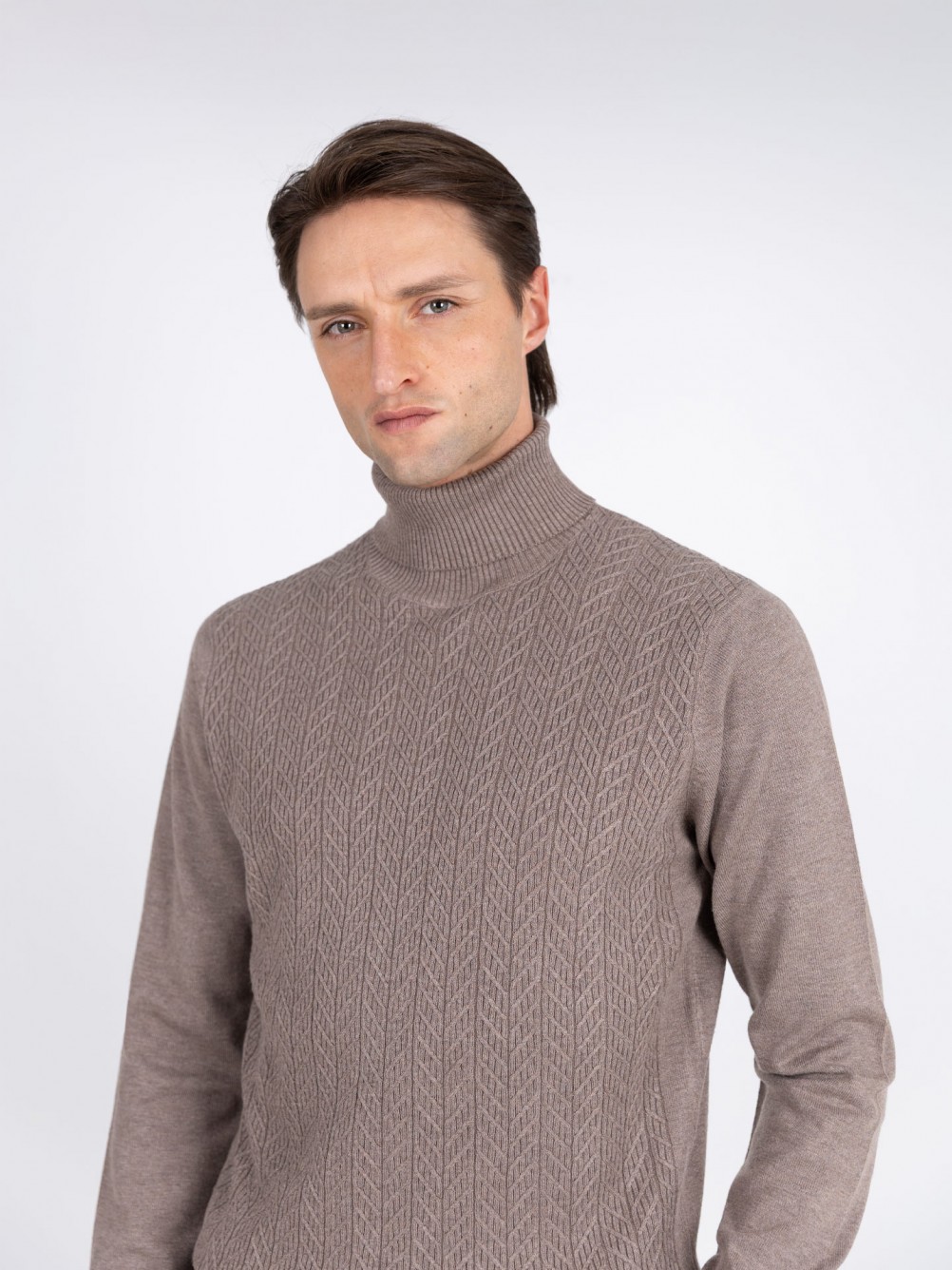 Camisola de gola alta
