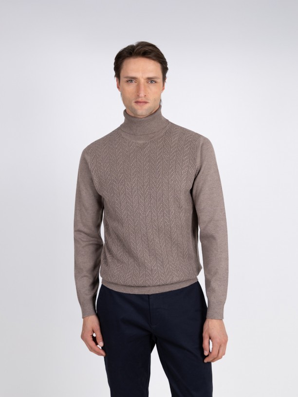 Jersey de cuello alto Jersey de cuello alto