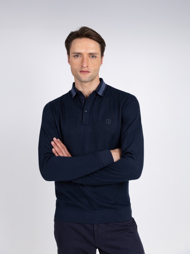 Polo de manga larga