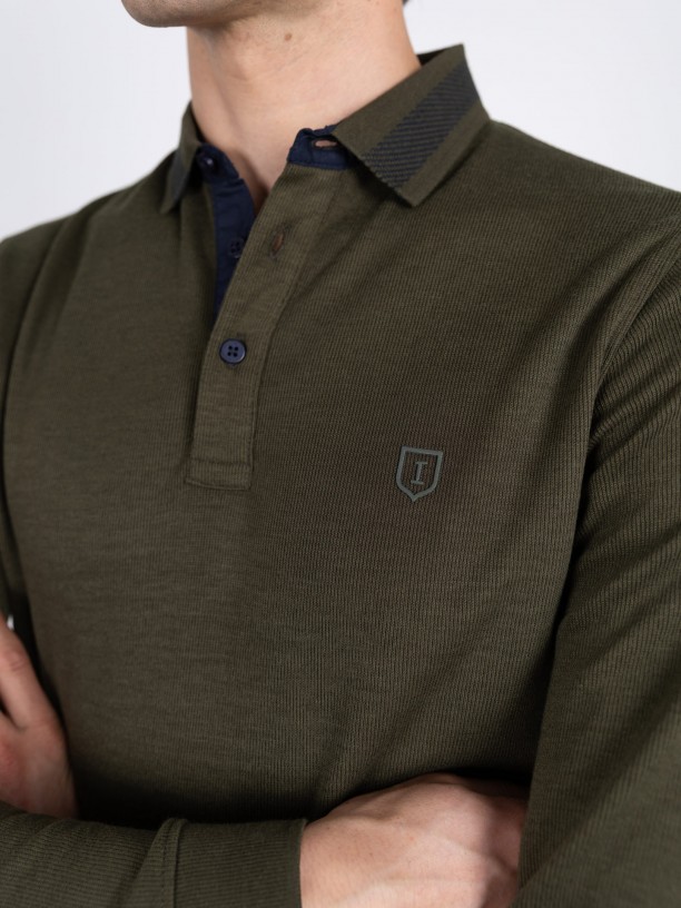 Polo de manga comprida