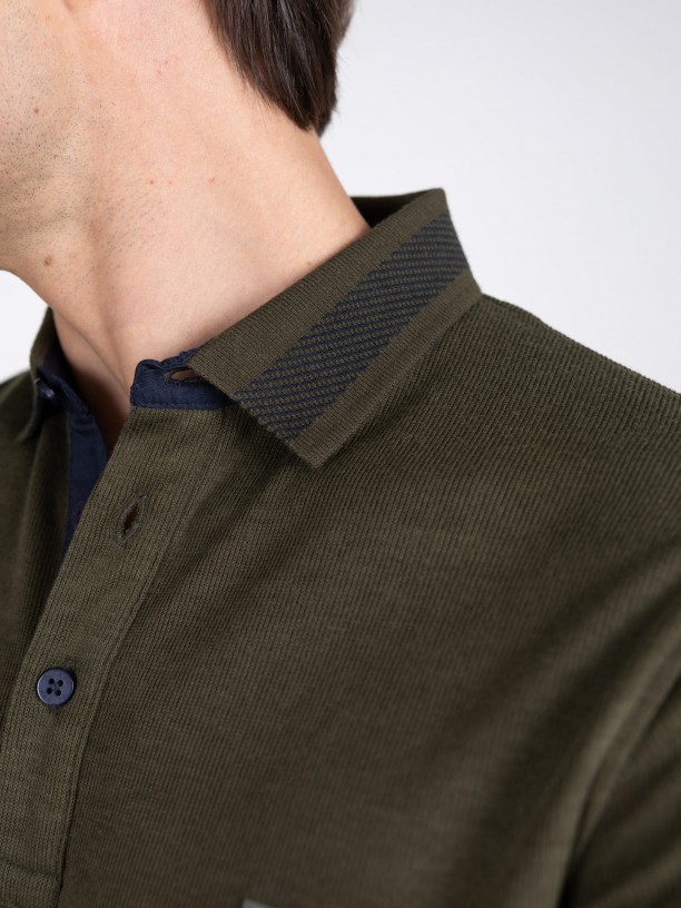Polo de manga comprida