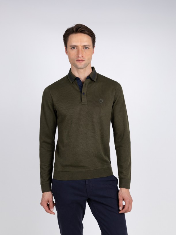 Polo de manga comprida