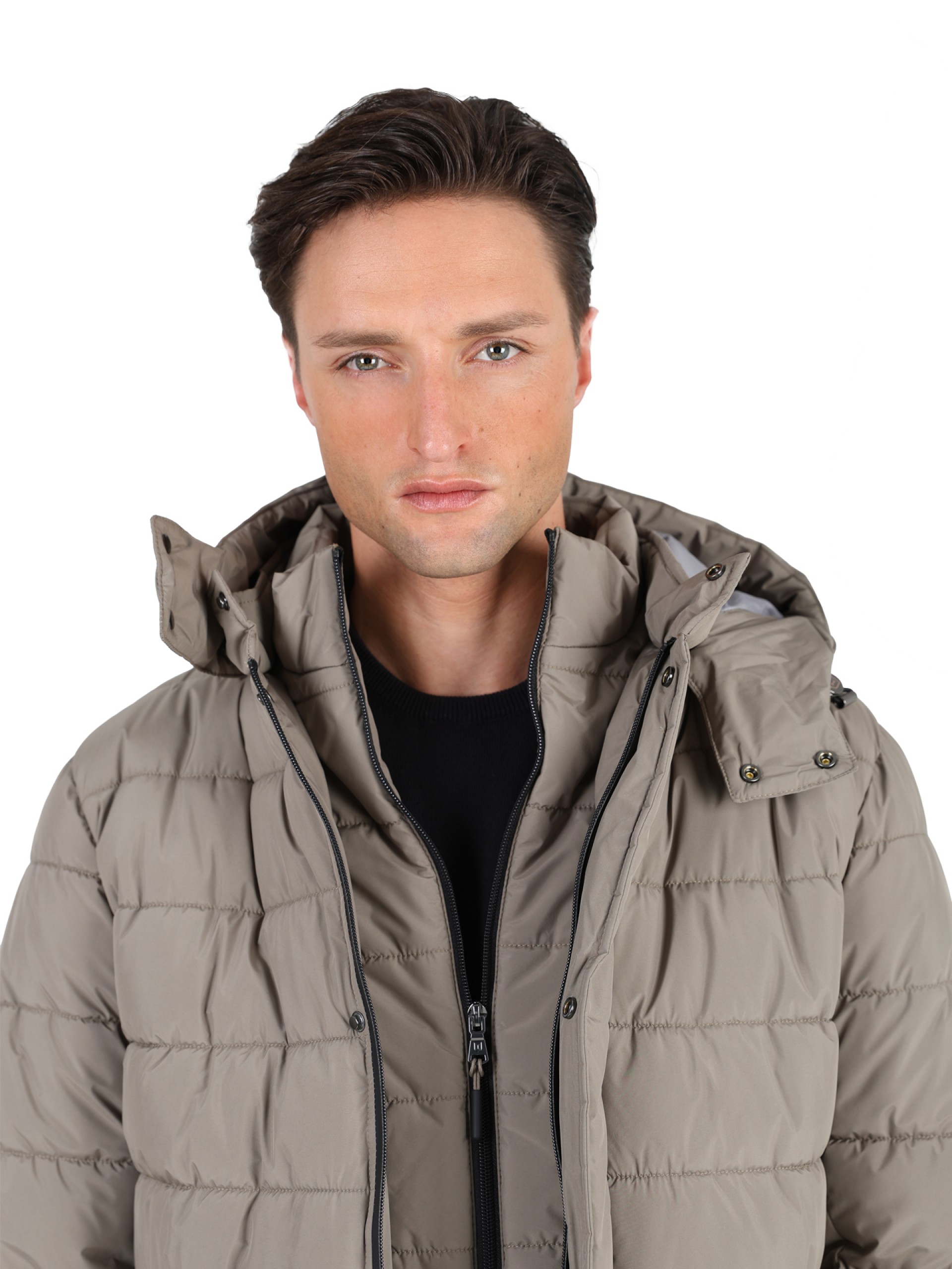 Parka técnica com vista interior