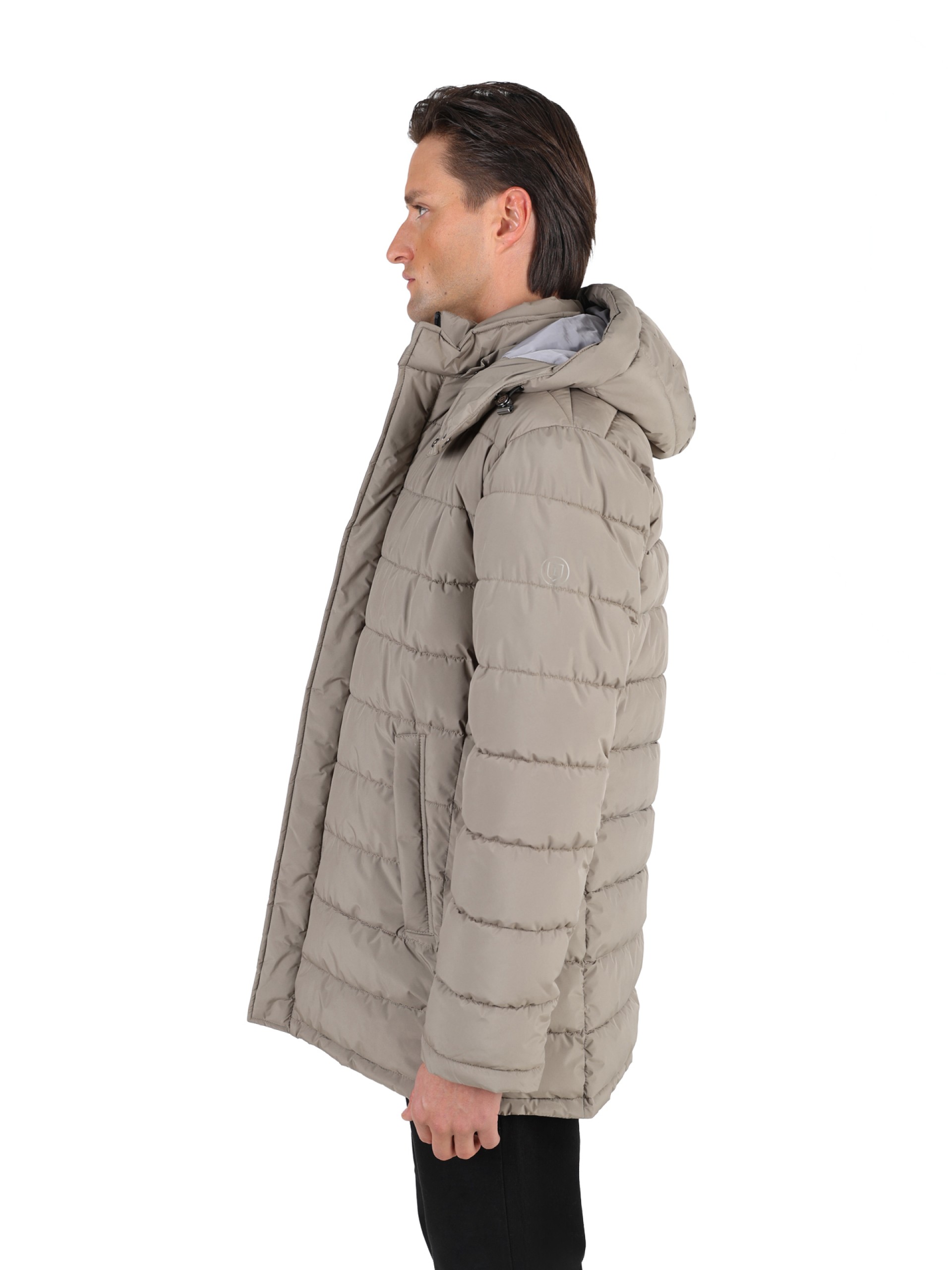 Parka técnica com vista interior