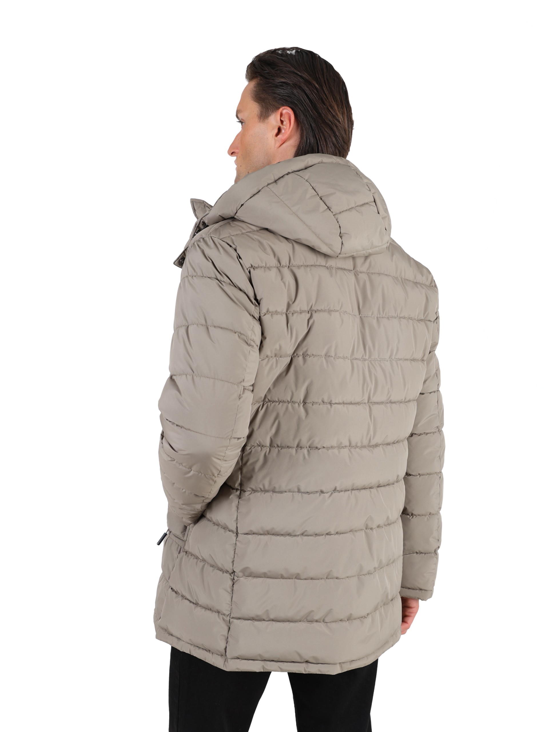 Parka técnica com vista interior