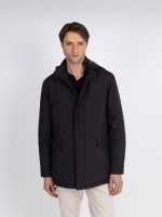 Parka técnica com capuz Parka técnica com capuz