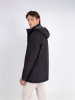 Parka técnica com capuz Parka técnica com capuz