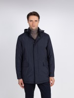 Parka técnica com capuz Parka técnica com capuz