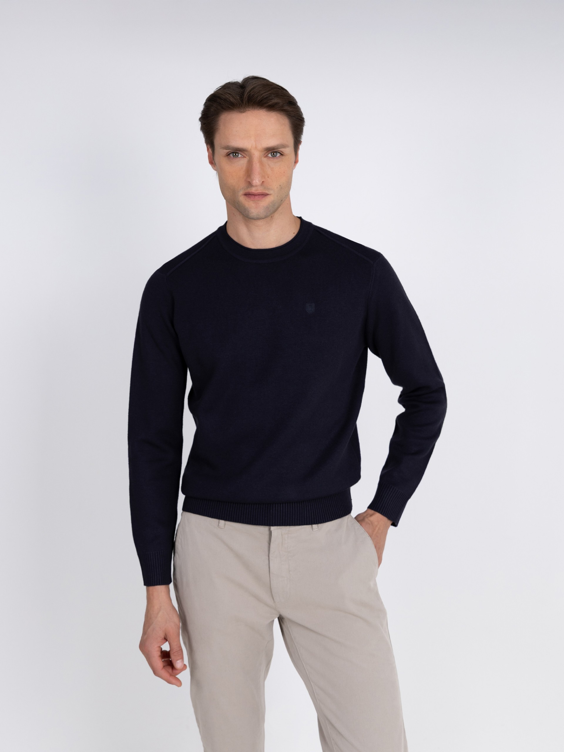 Malha gola redonda estruturada