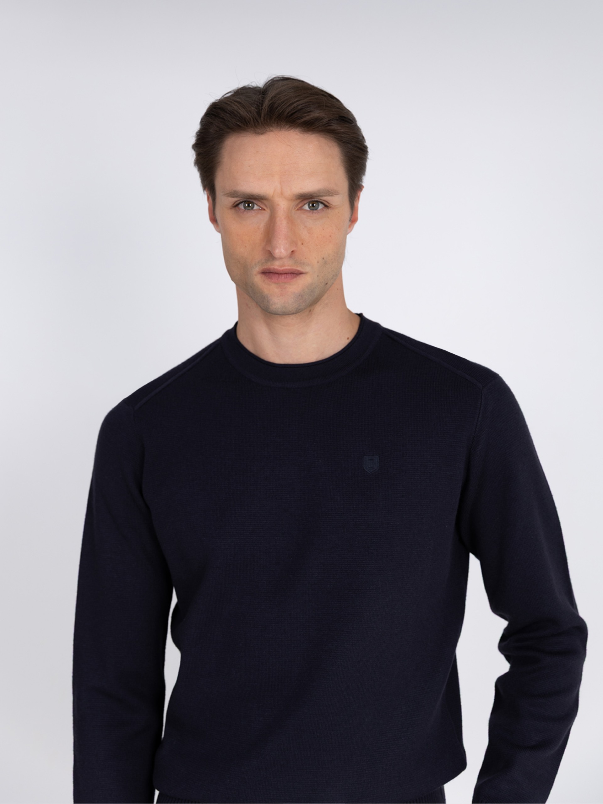 Malha gola redonda estruturada