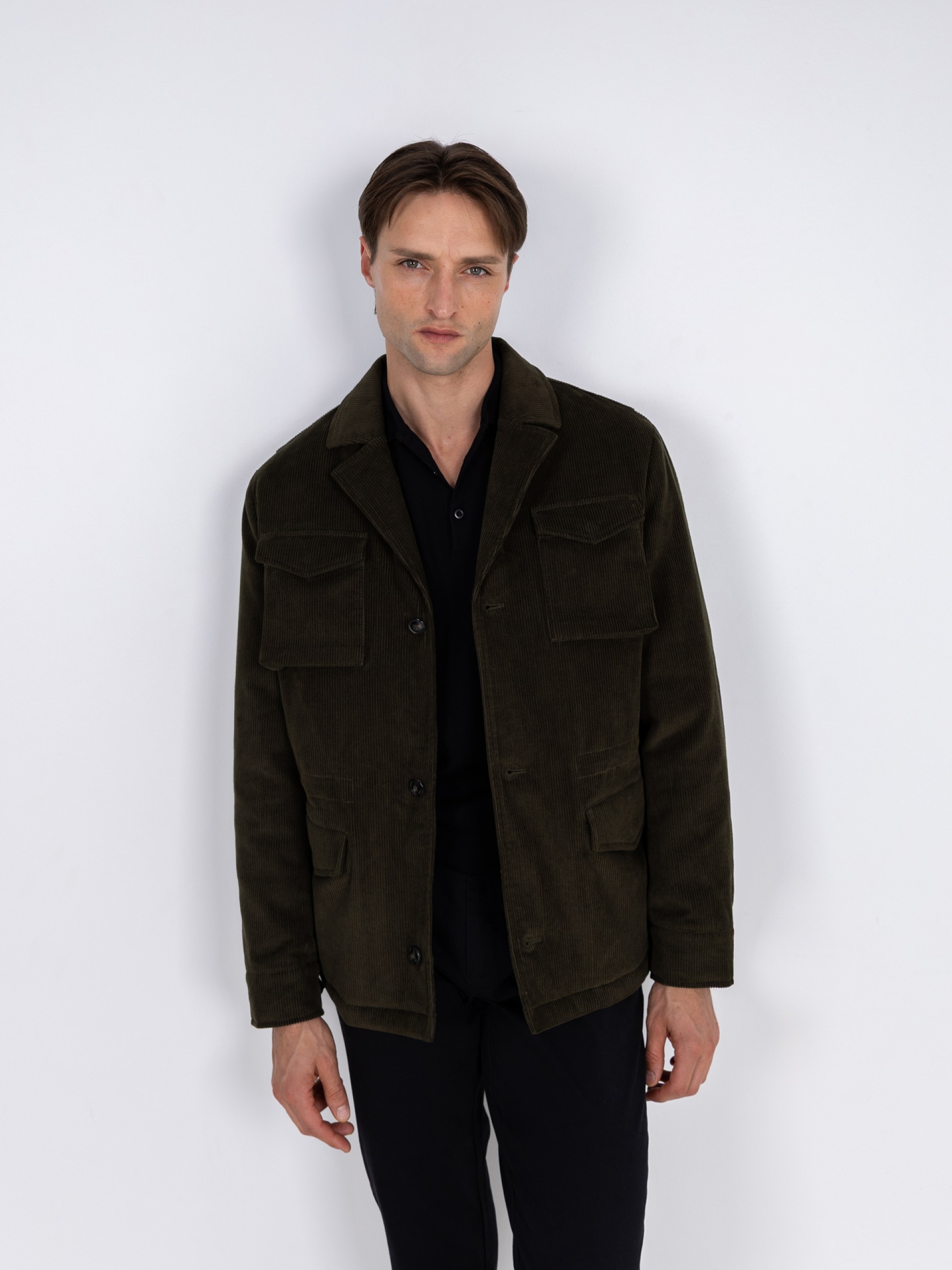 Cazadora casual de pana