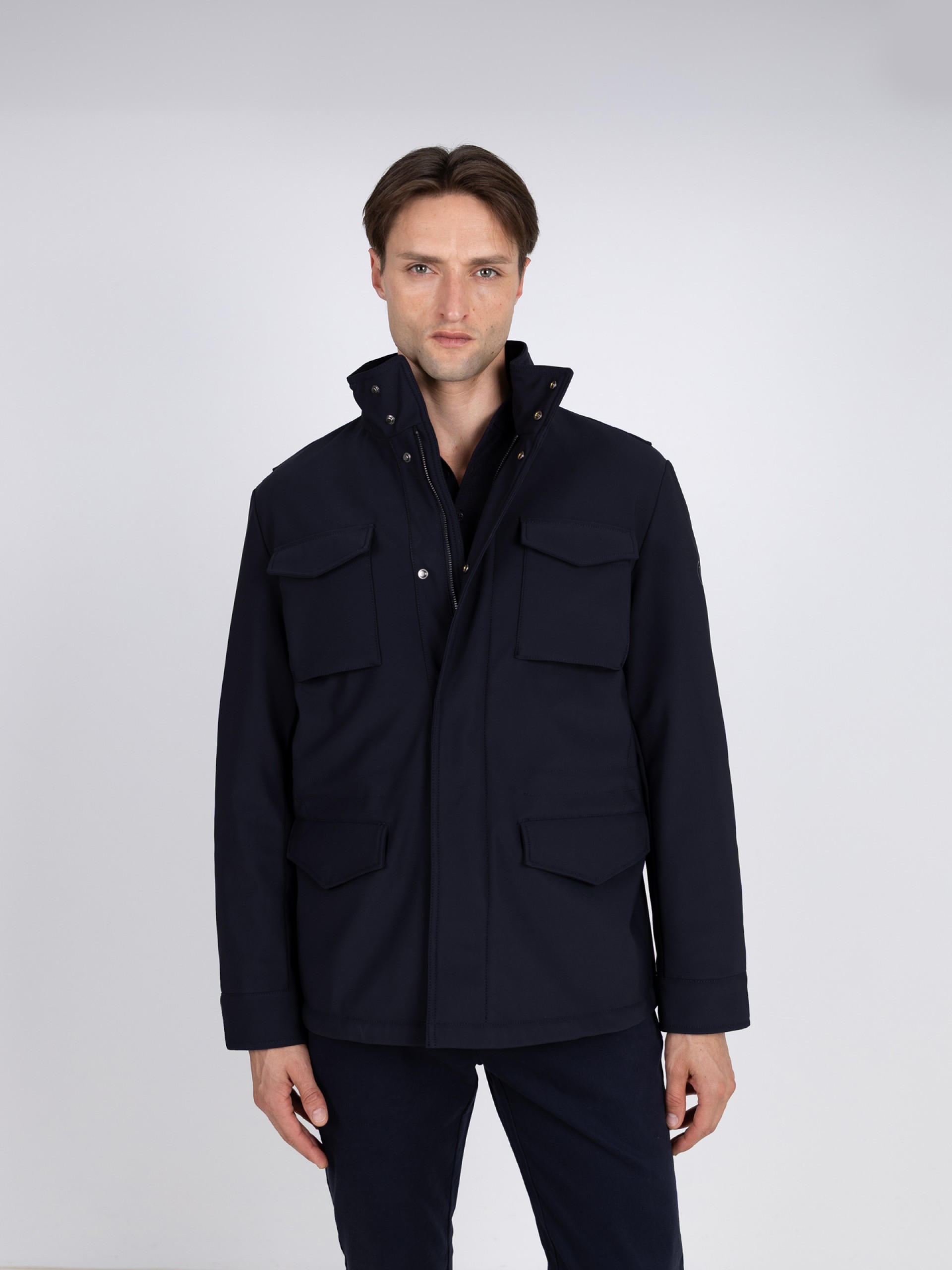 Technical jacket with hood