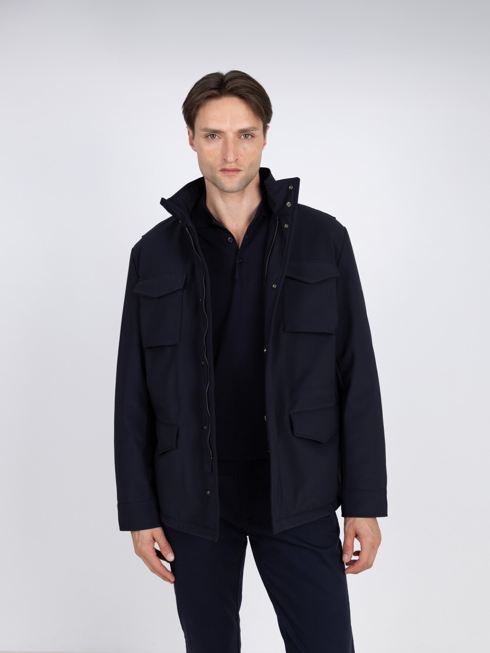 Technical jacket with hood