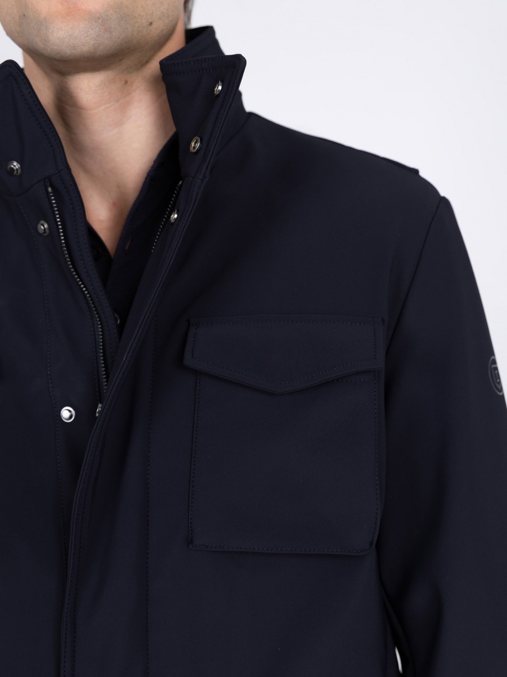 Technical jacket with hood